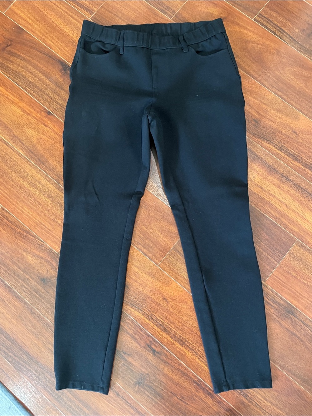 J. Crew Women’s Black Ponte Knit Stretch Waist Ankle Pants- Size 10